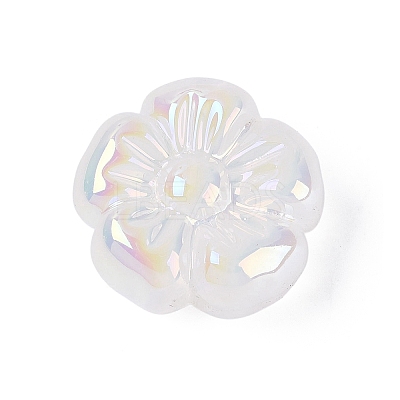 UV Plating Opaque Acrylic Beads OACR-N161-08-1