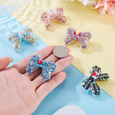 5Pcs 5 Styles Acrylic Spacer Beads OACR-TA0001-66-1