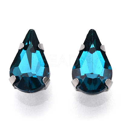 Sew on Rhinestone RGLA-T035-6x10mm-15-1