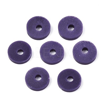 Handmade Polymer Clay Beads CLAY-Q251-8.0mm-46-1