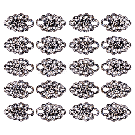 20Pcs Zinc Alloy Adjustable Jean Button Pins FIND-FH0017-92B-1