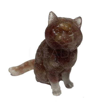 Resin Cat Display Decoration PW-WG87501-05-1