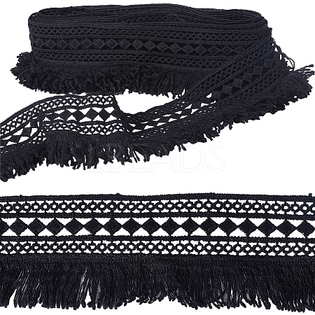 Gorgecraft 7.5 Yards Polyester Fringe Tassel Trim DIY-GF0009-05B-1