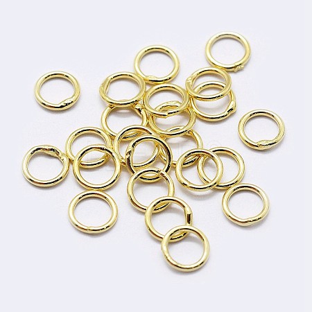 925 Sterling Silver Soldered Closed Jump Rings STER-F036-03G-0.5x3-1