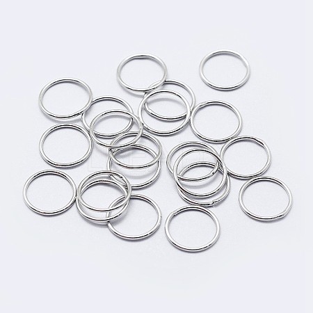 925 Sterling Silver Soldered Closed Jump Rings STER-F036-03P-1x8-1