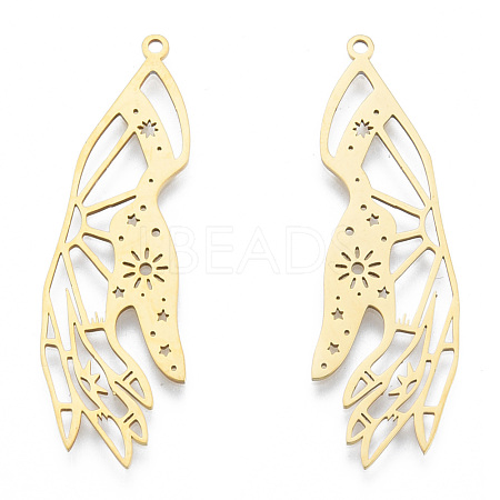 201 Stainless Steel Pendants STAS-N090-LA939-2-1