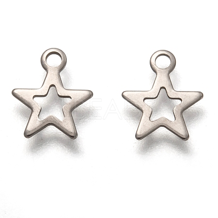 Non-Tarnish 201 Stainless Steel Charms STAS-B001-28A-P-1