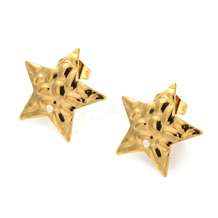 304 Stainless Steel Stud Earring Findings STAS-Z047-13G-1