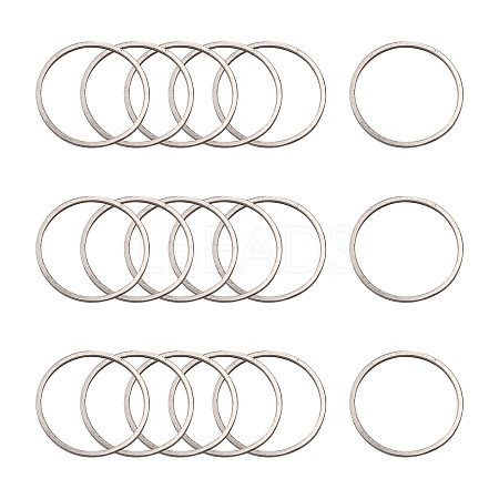 Non-Tarnish 304 Stainless Steel Linking Ring X-STAS-S079-12C-A-1
