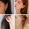 Yilisi 6Pairs 6 Styles Cubic Zirconia Hoop Earrings EJEW-YS0001-02-7