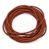 Braided Leather Cord with Core WL-F009-5mm-06-1