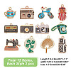 ARRICRAFT 24Pcs 12 Style Alloy Enamel Pendants ENAM-AR0001-72-2