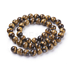 Natural Tiger Eye Beads Strands X-G-G099-10mm-4-2