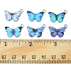 12Pcs 6 Colors Printed Alloy Pendants FIND-FS0001-29-7