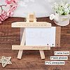 2Sets 2 Styles Natural Wood Photo Frames DJEW-OC0001-06-6