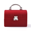 Lady Bag with Bear Shape Velvet Jewelry Boxes VBOX-L002-E02-1
