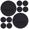 Gorgecraft 12Pcs Silicone Drink Coasters AJEW-GF0004-48C-1