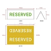 Acrylic Reserved Table Signs AJEW-WH0596-092A-3