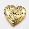 Brass Locket Pendants KK-N0116-009G-1