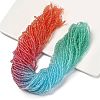 Transparent Painted Glass Beads Strands DGLA-A034-T2mm-A11-1