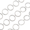 304 Stainless Steel Ring Link Chains CHS-G044-05P-06-1