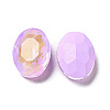 Mocha Fluorescent Style Glass Rhinestone Cabochons GGLA-M005-01B-371MK-2