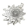 Tibetan Style Alloy Big Pendants X-FIND-D037-02AS-01-2