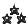 Natural Obsidian Pendants G-H353-01G-03-1