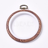 Plastic Cross Stitch Embroidery Hoops X-FIND-WH0052-11-1