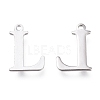 Tarnish Resistant 304 Stainless Steel Charms STAS-H112-L-P-2