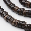 Dyed Natural Coconut Disc Bead Strands COCB-O003-07E-1