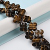 Natural Tiger Eye Beads Strands G-M418-D04-01-2