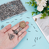 2000Pcs 4 Styles Glass Twisted Bugle Beads SEED-GO0001-09C-3