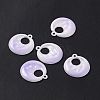 Gradient Spray Painted Alloy Pendants FIND-E026-01-2