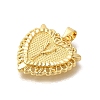 Rack Plating Brass Pendants KK-I722-09G-Y-2