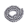 Electroplate Glass Beads Strands EGLA-A044-P6mm-A10-3