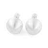 Round Ball Drawbench Brass Ear False Plugs for Women LS-EJEW-G391-24A-S-2