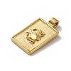 304 Stainless Steel Pendants X-STAS-L022-306G-04-2