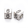 Alloy European Beads PALLOY-WH0065-52F-1