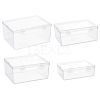 BENECREAT 4Pcs 4 Styles PP Plastic Double Knots Bead Storage Containers CON-BC0007-32-1