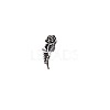 Alloy Rose Finger Rings WG6B24B-06-3