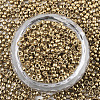 Electroplate Glass Seed Beads SEED-S042-01A-04-2
