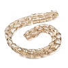 AB Color Plated Transparent Glass Beads Strands EGLA-P051-06A-A05-4