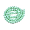 Electroplate Glass Beads Strands EGLA-A044-P6mm-A14-3