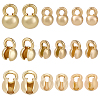 30Pcs 3 Styles Brass Bead Tips KK-SC0007-77-1