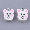 Handmade Polymer Clay Charms CLAY-S091-102-1