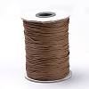 Braided Korean Waxed Polyester Cords YC-T002-0.8mm-125-1