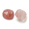 Natural Strawberry Quartz Cabochons G-M431-01D-2