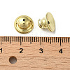 Rack Plating Brass Ear Nuts KK-G480-06G-3