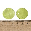 Spray Painted Natural Capiz Shell Pendants SHEL-C010-12-4